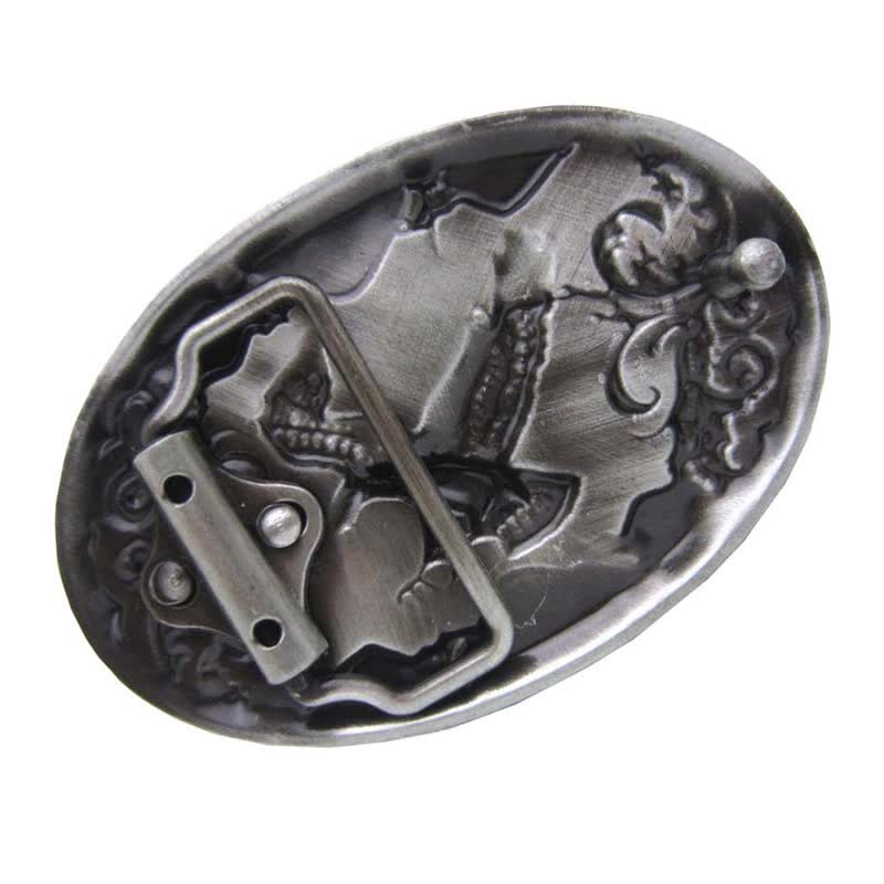 Cintura in pelle fai da te con fibbia Western Flying Eagle da uomo - image 1