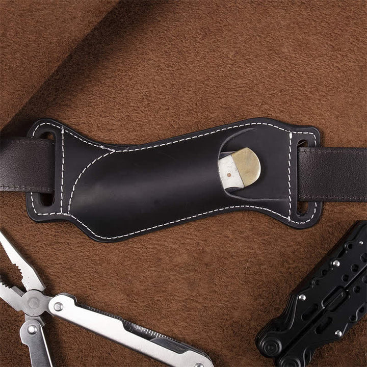 Borsa da cintura con fodero in pelle per coltello pieghevole Curve - image 5