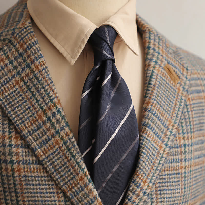 Cravatta a righe classica da ufficio per uomo - Marina Militare - image 19