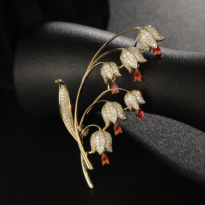 Spilla da donna con mughetto - image 7