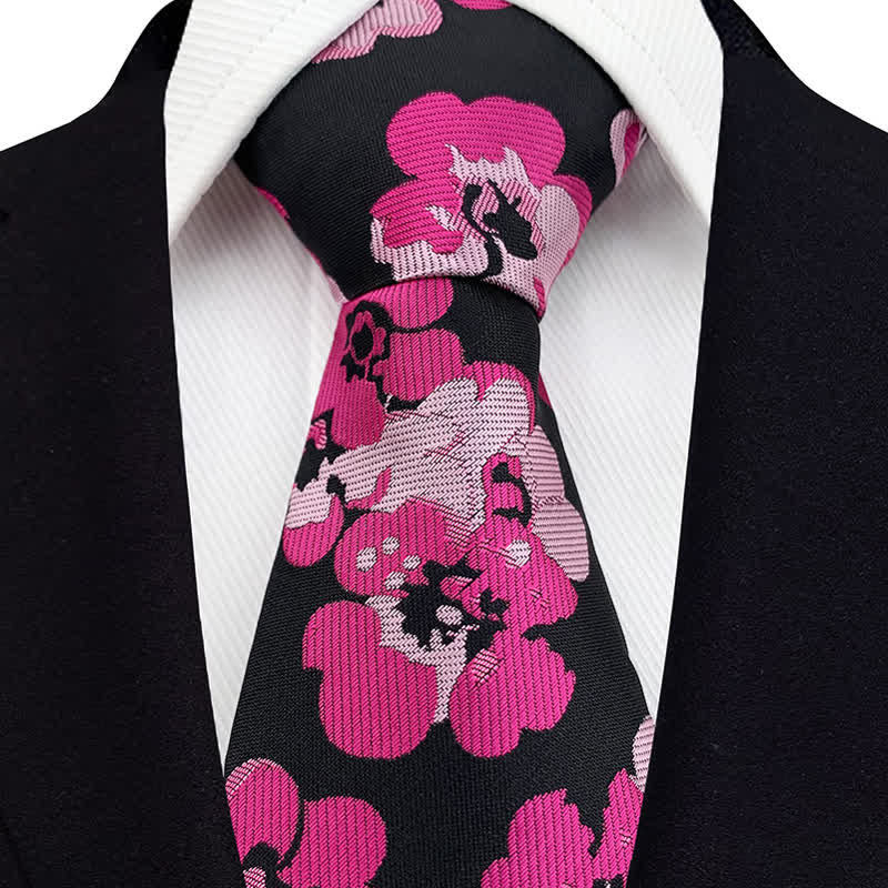 Cravatta floreale moderna di lusso da uomo - image 3