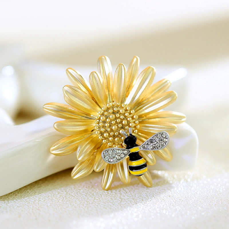 Spilla ape girasole dolce da donna - image 2