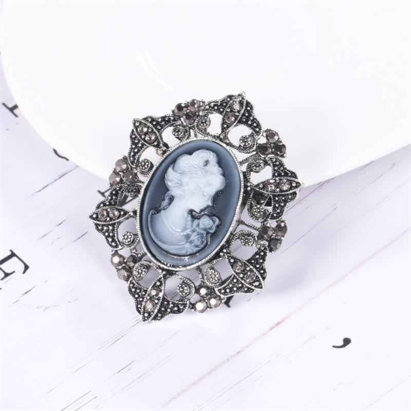 Spilla vittoriana con cammeo classico da donna - image 2