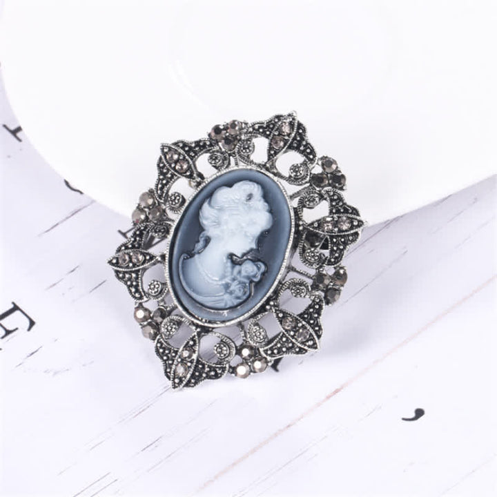 Spilla vittoriana con cammeo classico da donna - image 2