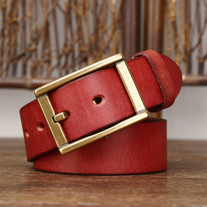 Cintura in pelle da uomo con borchie Tough Guy - image 12