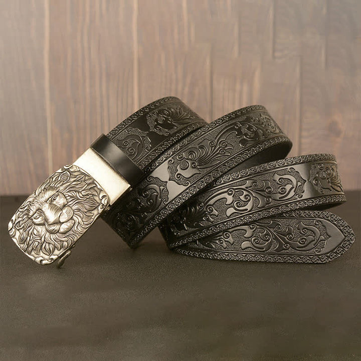 Cintura in pelle da uomo con testa di leone - image 19