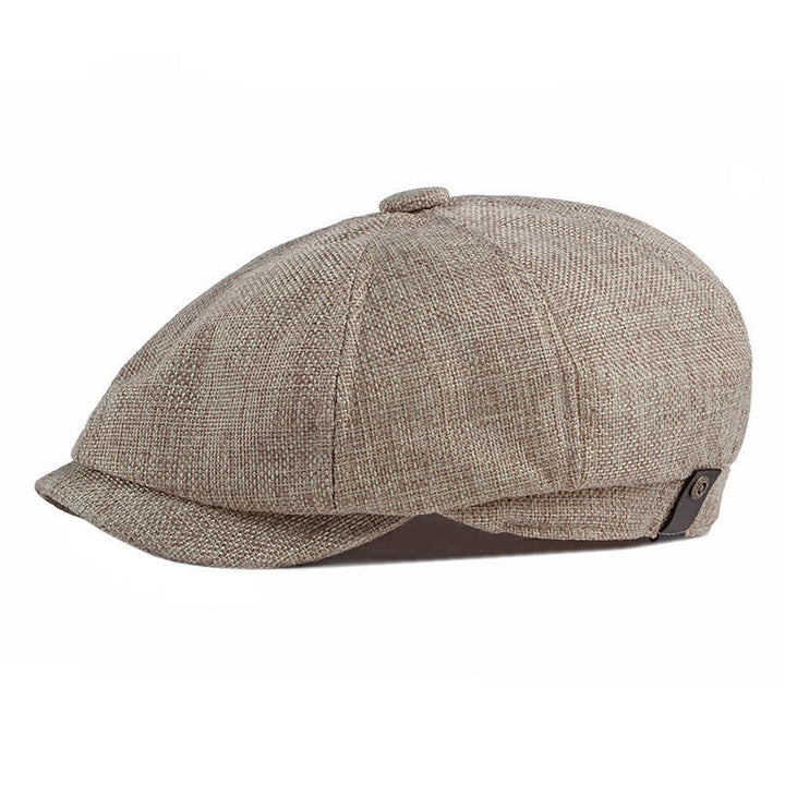 Berretto ottagonale sottile con elastico traspirante - Cachi chiaro - Regolabile (circa 22"-24") - image 7