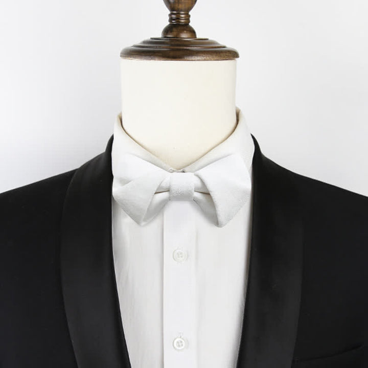 Papillon in velluto intrecciato elegante da uomo - image 12