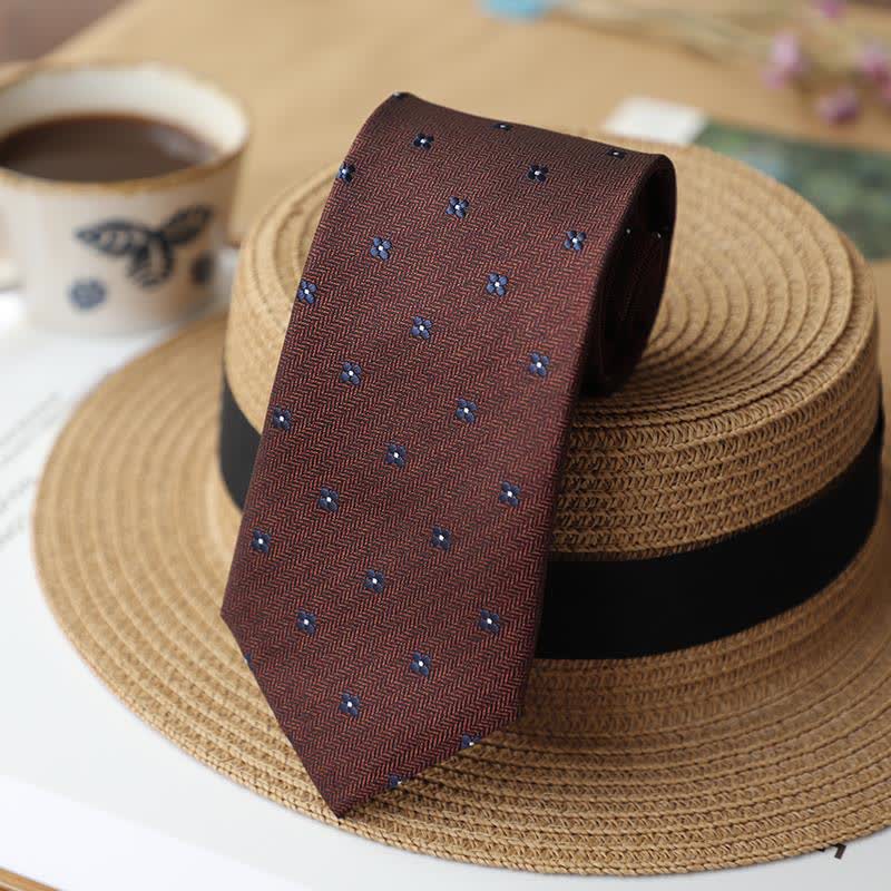Set 2Ps da uomo con mini motivo vintage e fazzoletto da taschino - image 15
