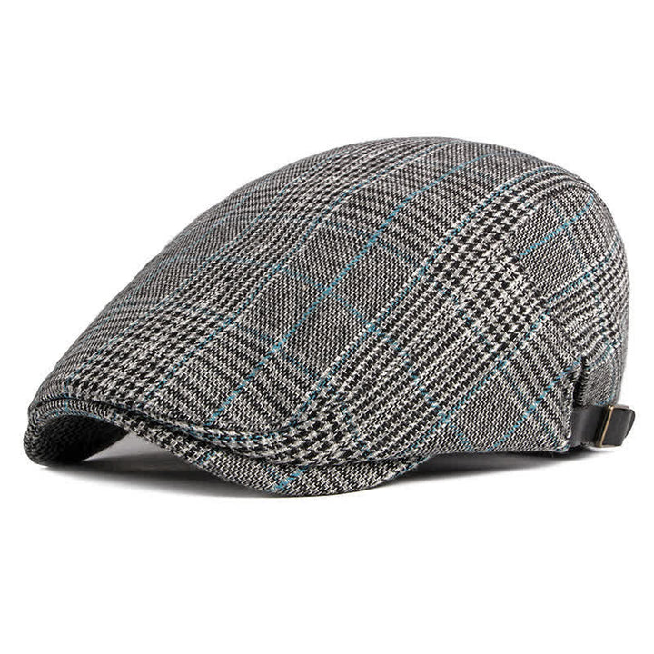 Classico berretto a quadri con berretto da tassista - Grigio scuro - Regolabile (circa 21 5/8"-23 5/8") - image 11