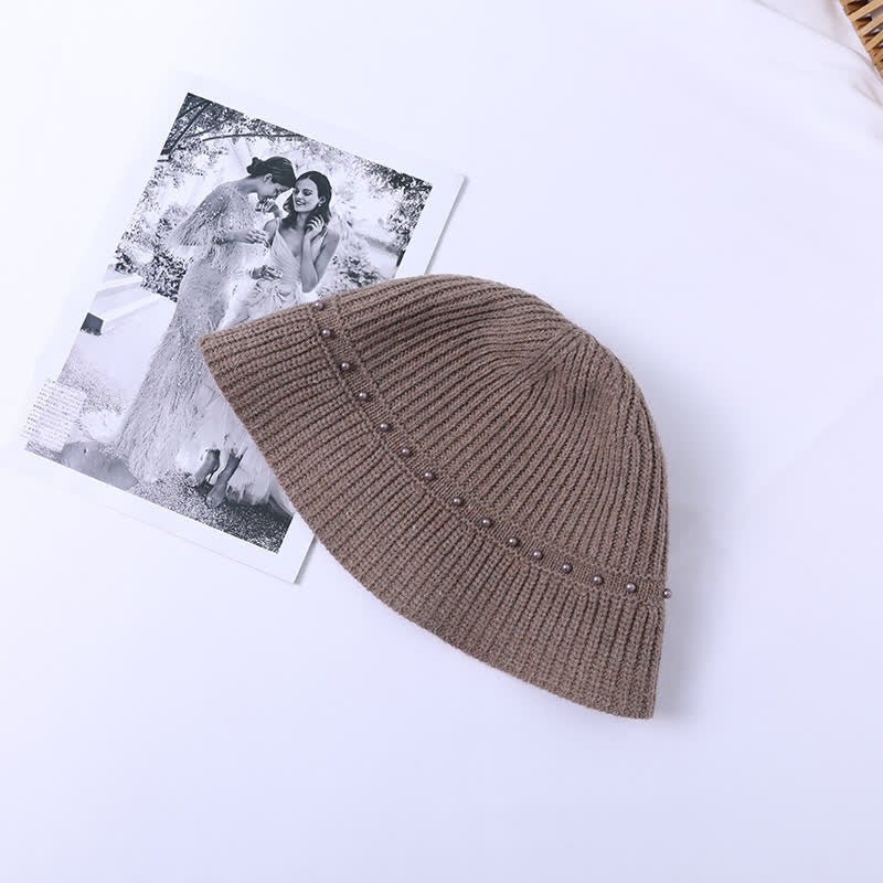 Cappello da pescatore con perle da vacanza per donna - Cachi - Misura M (22 1/2"-22 7/8") - image 11