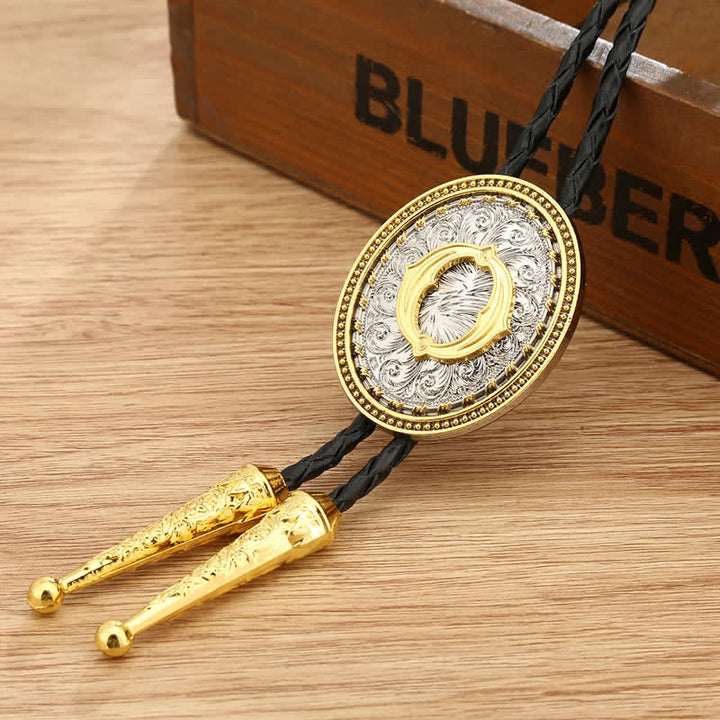 Accessorio per camicia da cowboy occidentale, alfabeto dalla A alla Z, cravatta Bolo - O - image 18