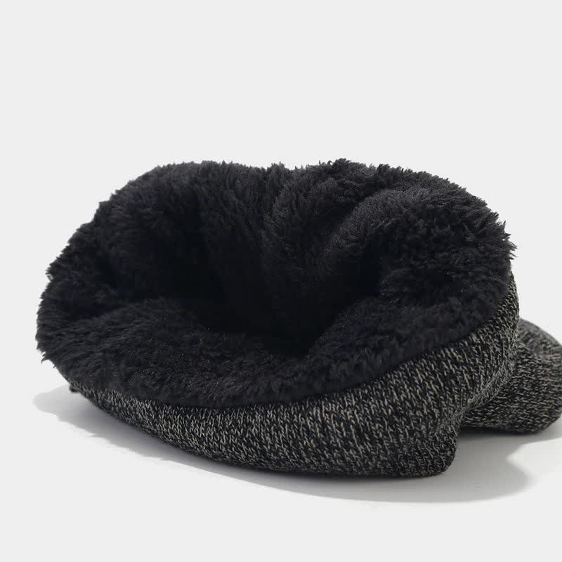 3 pezzi unisex caldo berretto sciarpa guanti set - image 4