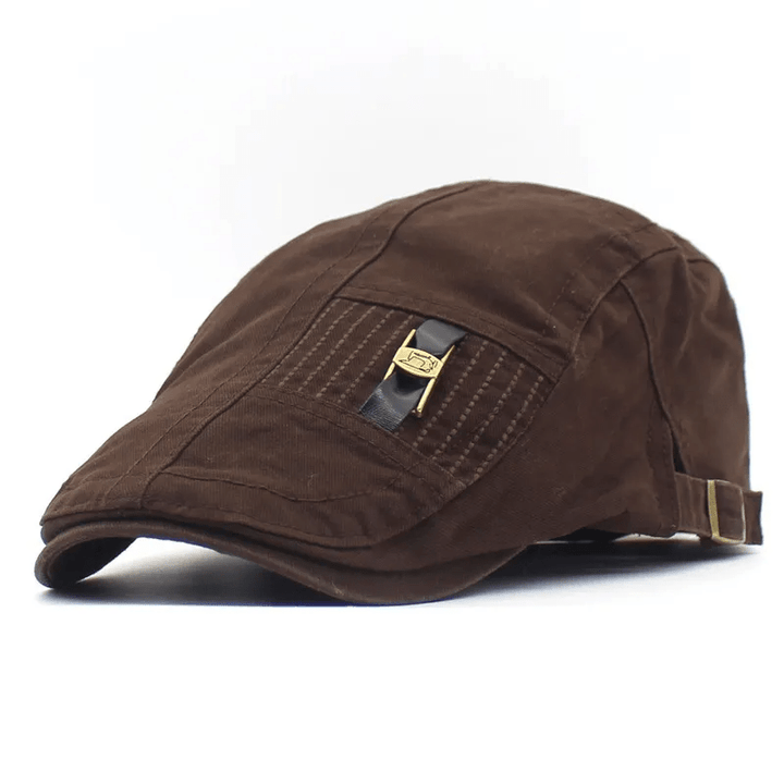 Berretto in cotone con cinturino in pelle Freestyle I-Buckle - Caffè - Regolabile (circa 22"-23 1/4") - image 9
