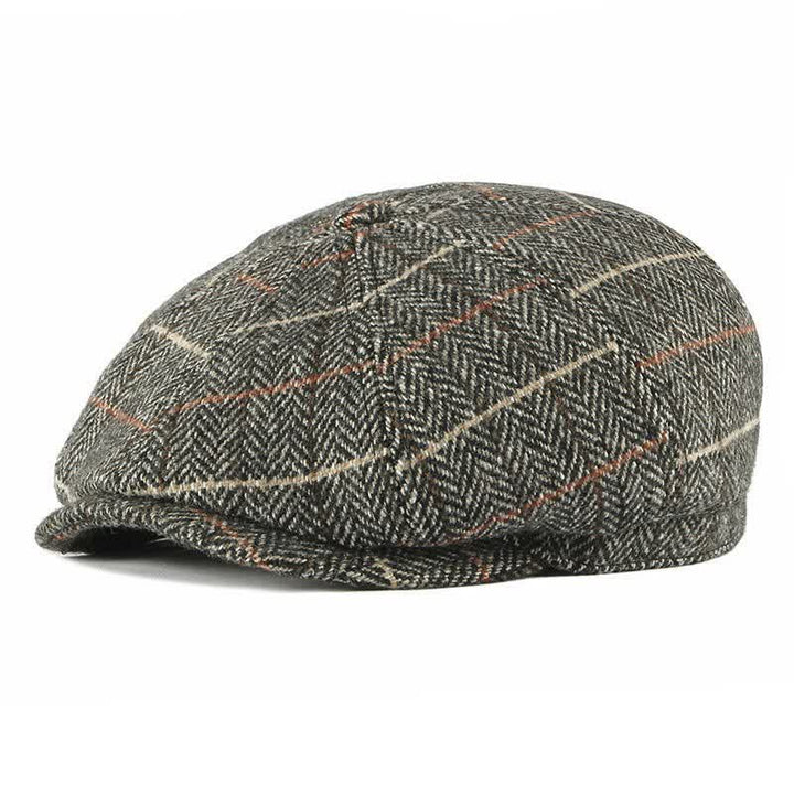 Berretto da tassista ottagonale scozzese britannico - Grigio - Misura M (22"-22 7/8") - image 2
