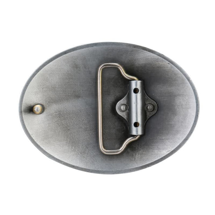 Cintura in pelle con fibbia turchese abbagliante fai da te da uomo - image 1