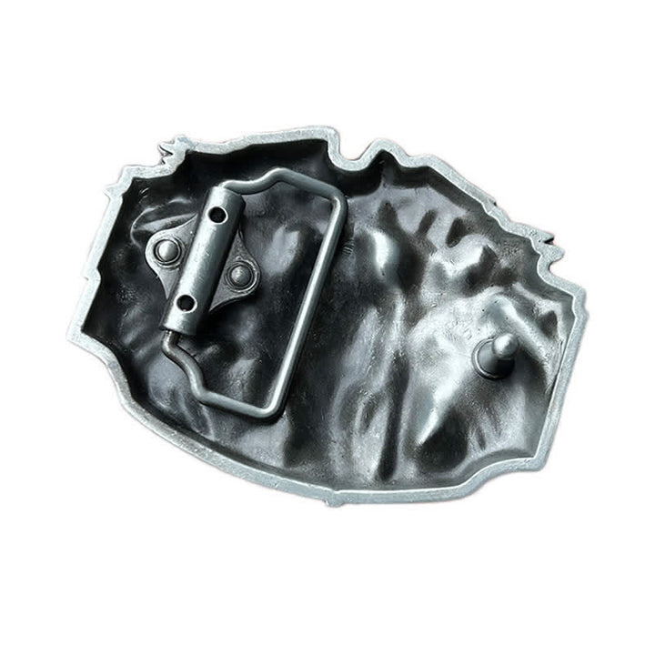 Cintura in pelle fai da te con fibbia da veterano del Vietnam da uomo - image 1