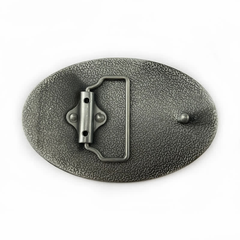 Cintura in pelle con fibbia a forma di stelle con pistola smaltata fai da te da uomo - image 1