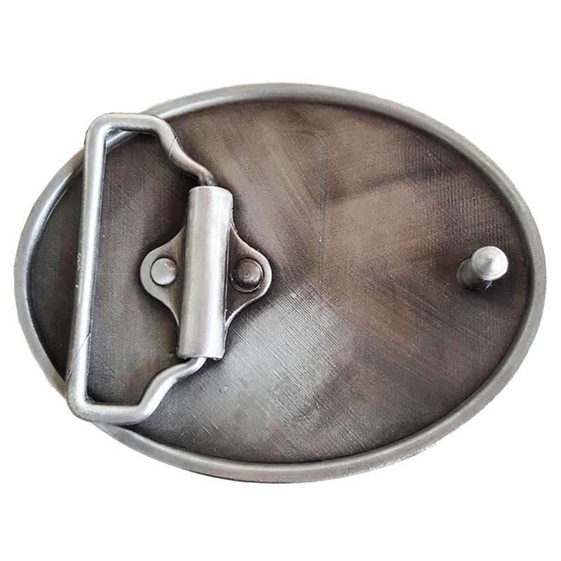 Cintura in pelle con fibbia smaltata fai da te a forma di cavallo e puledro da uomo - image 1