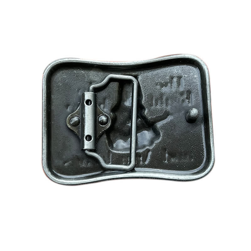 Cintura in pelle con fibbia a forma di orsetto da braccio fai da te da uomo - image 1