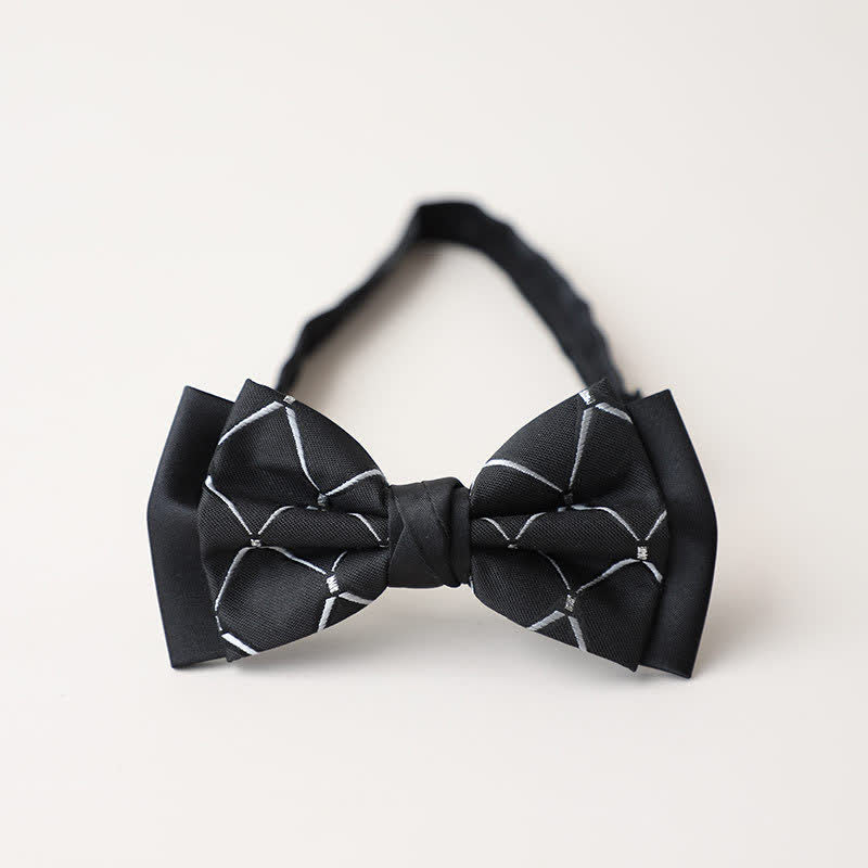Papillon a doppio strato Paisley da uomo - Stile n. 7 - image 11