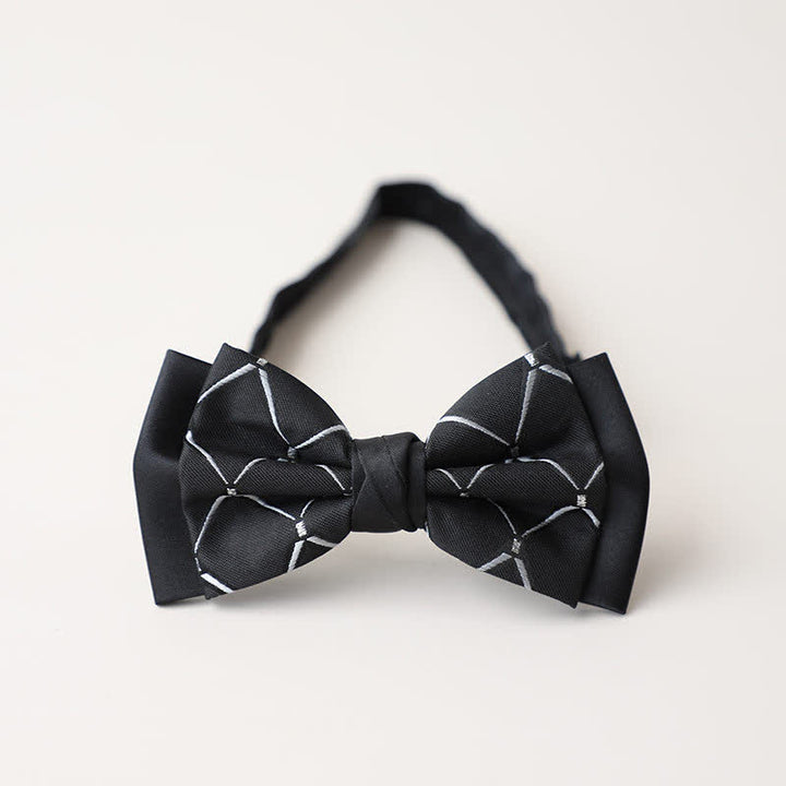 Papillon a doppio strato Paisley da uomo - Stile n. 7 - image 11