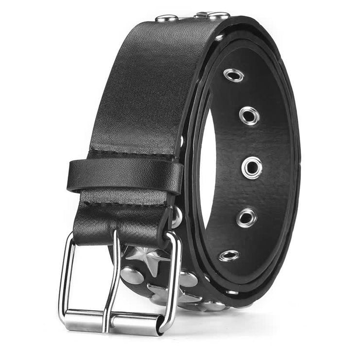 Cintura in pelle con borchie punk rock star - image 4