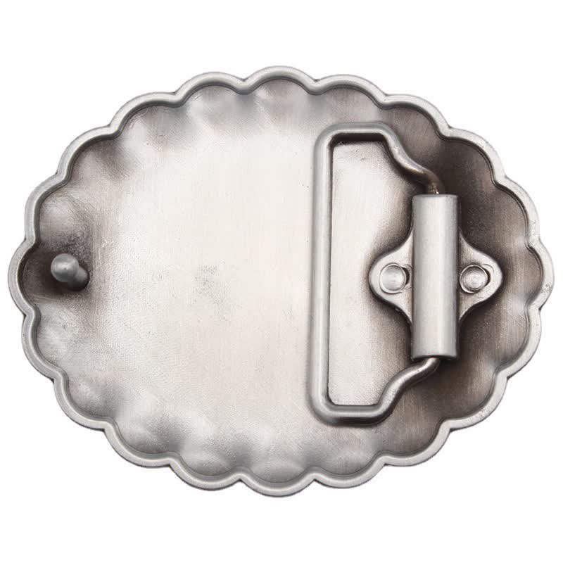 Cintura in pelle con fibbia a forma di totem con croce tribale indiana fai da te da uomo - image 1