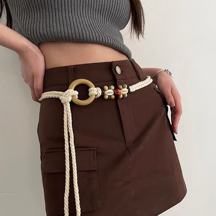 Cintura con anello e decorazione tribale da donna in stile Boho - image 3
