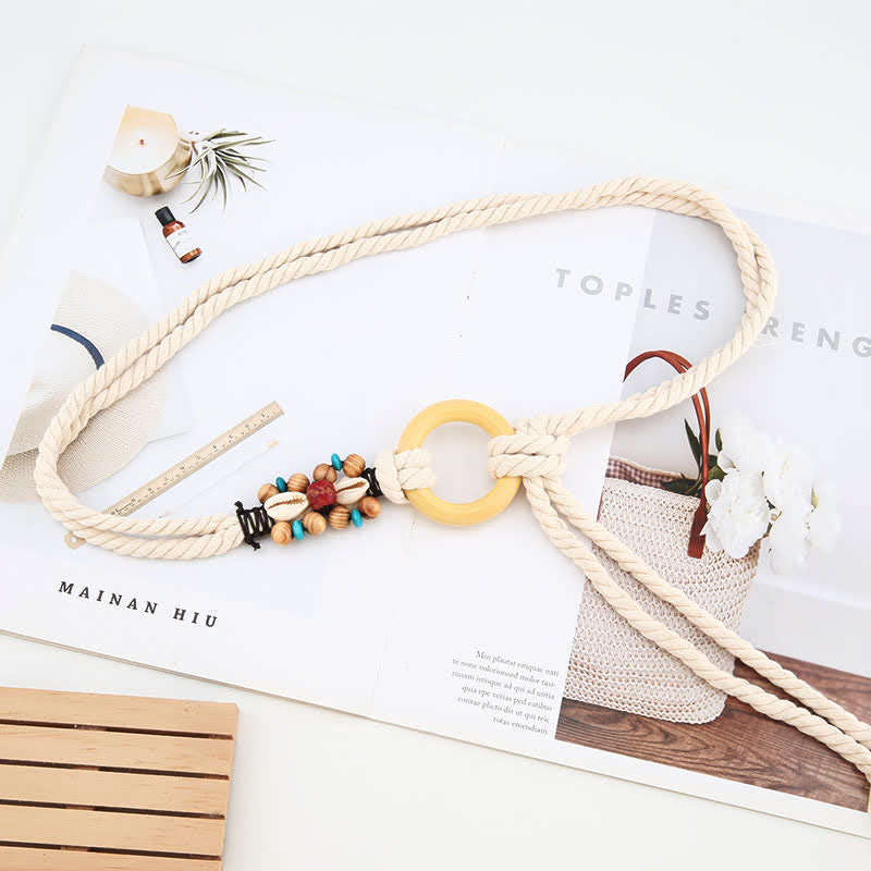 Cintura con anello e decorazione tribale da donna in stile Boho - image 5