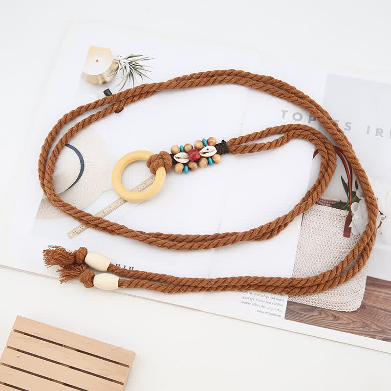 Cintura con anello e decorazione tribale da donna in stile Boho - image 8