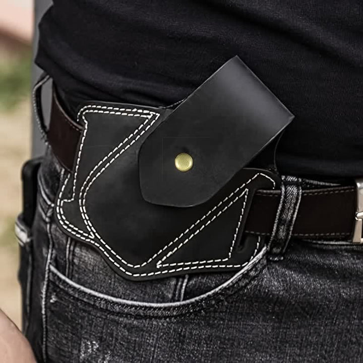 EDC Organizer Multitool Fodero Cintura in Pelle Borsa - image 6