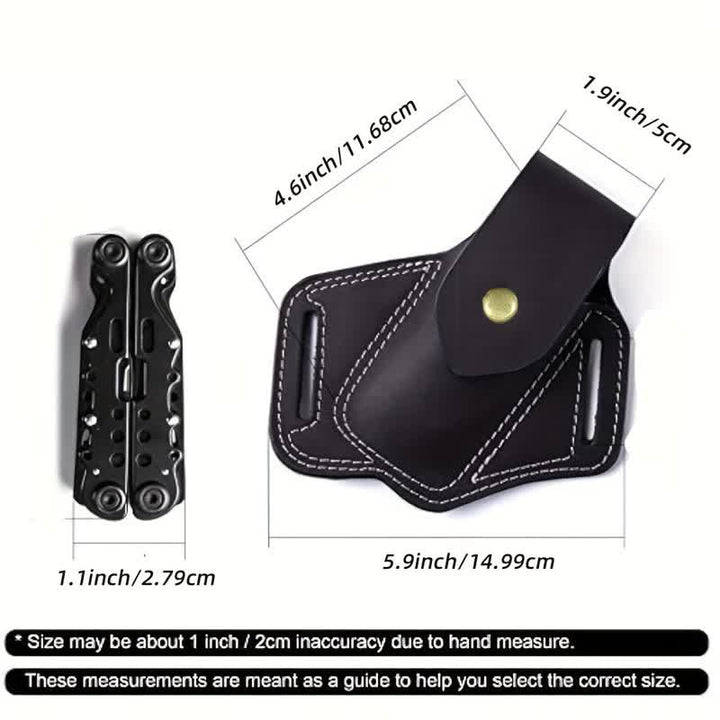 EDC Organizer Multitool Fodero Cintura in Pelle Borsa - image 8