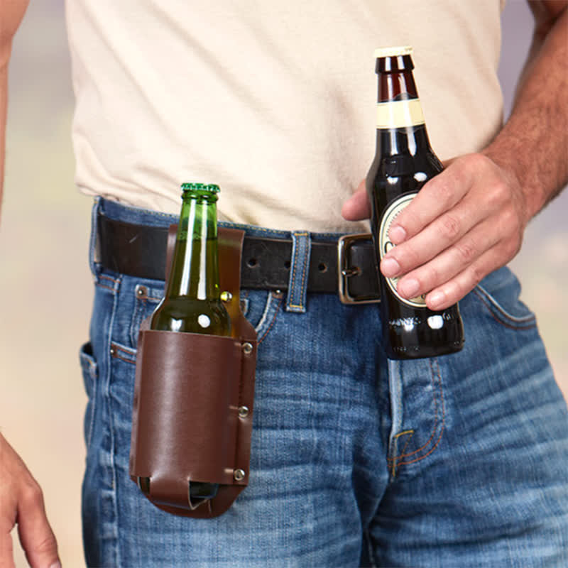 Borsa da cintura portabottiglie da birra da appendere alla vita per esterni - image 0