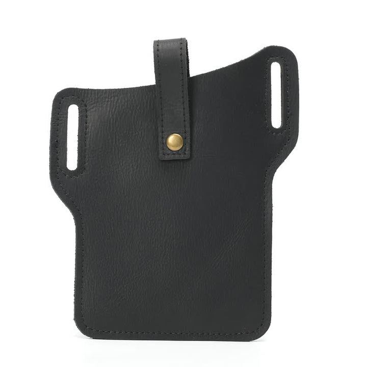 Borsa da cintura in pelle comoda per il trasporto del telefono cellulare retrò - image 6