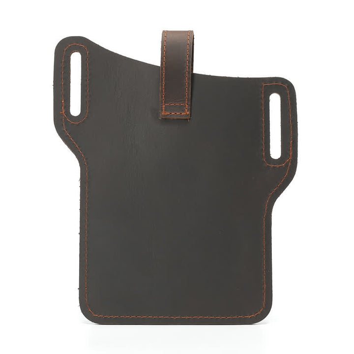 Borsa da cintura in pelle comoda per il trasporto del telefono cellulare retrò - image 15