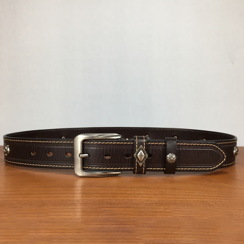 Cintura in pelle con borchie a forma di tigre unica - image 10