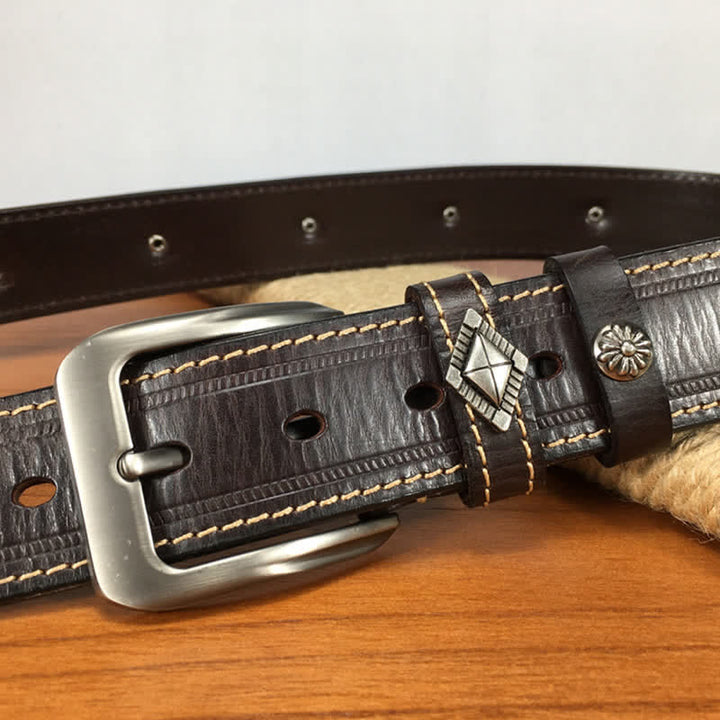 Cintura in pelle con borchie a forma di tigre unica - image 12