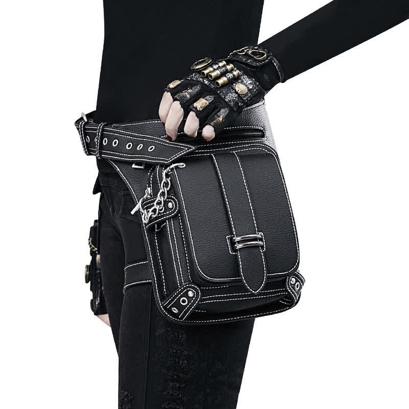 Borsa a tracolla da gamba per motocicletta punk steampunk - image 3