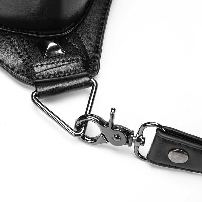 Borsa da gamba in vita con rivetto punk da motocicletta nera Steampunk - image 16