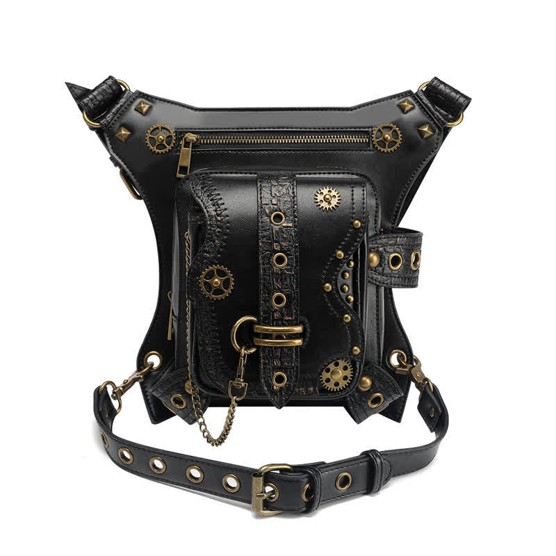 Borsa da gamba con catena Steampunk per attrezzatura da esterno - image 1