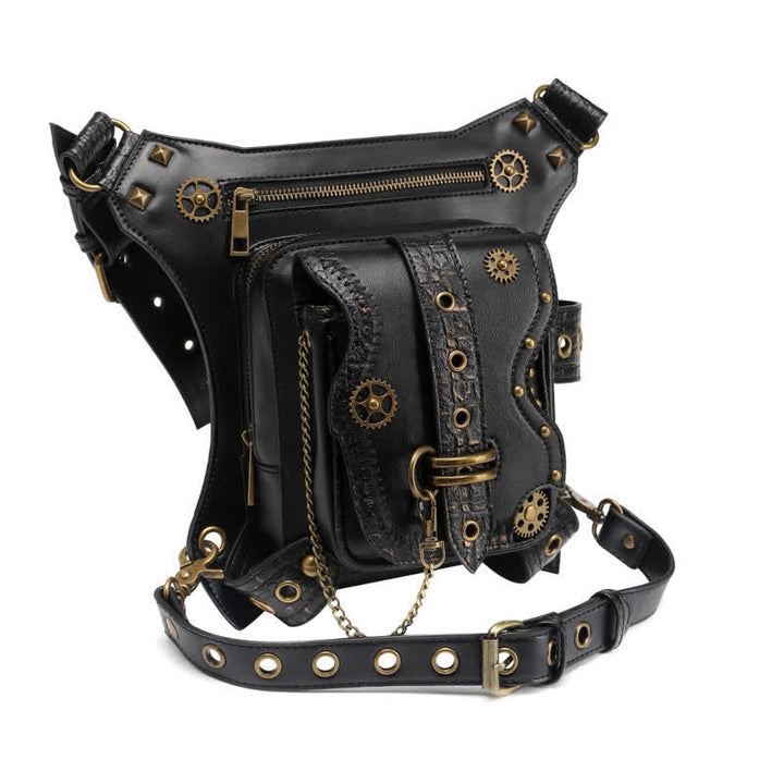 Borsa da gamba con catena Steampunk per attrezzatura da esterno - image 5