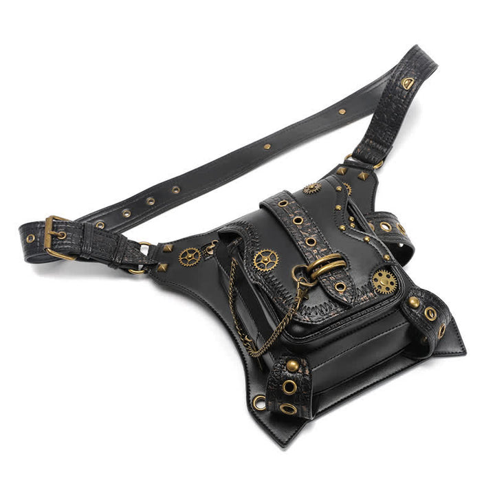 Borsa da gamba con catena Steampunk per attrezzatura da esterno - image 6