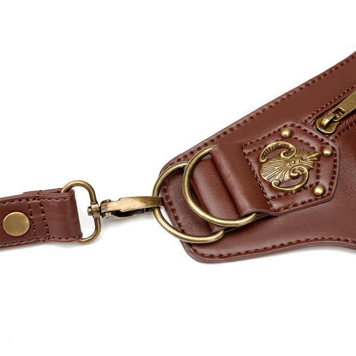 Borsa a tracolla con catena per moto Brown Rock - image 15