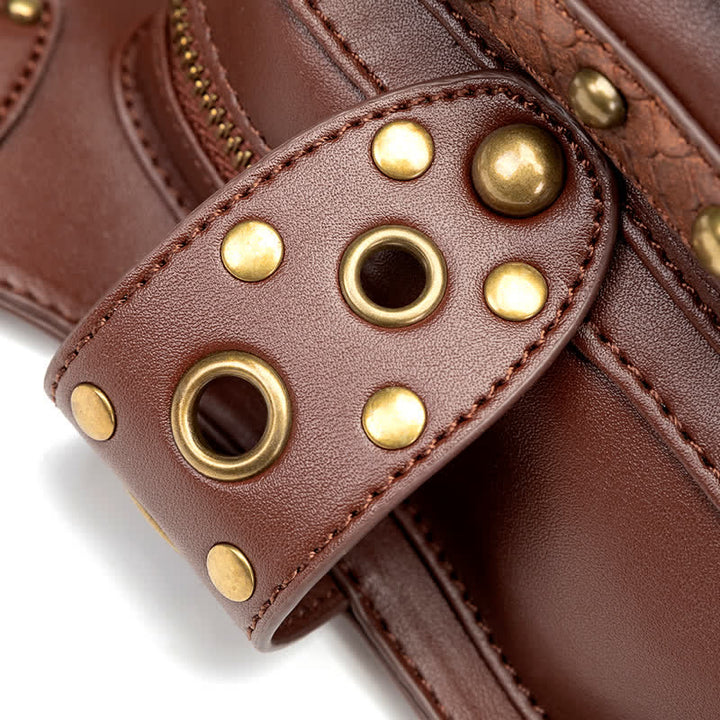 Borsa a tracolla con catena per moto Brown Rock - image 16