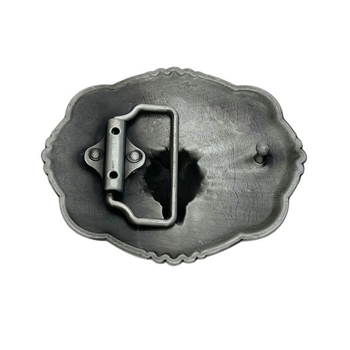 Cintura in pelle con fibbia a forma di toro da cowboy gotico fai da te da uomo - image 1