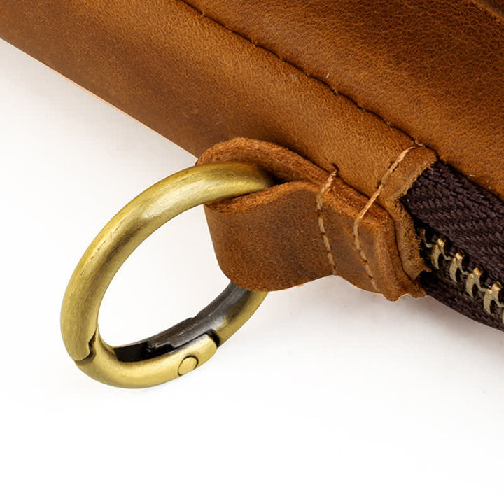 Borsa da viaggio in pelle per cintura, porta cellulare e sigarette - image 11