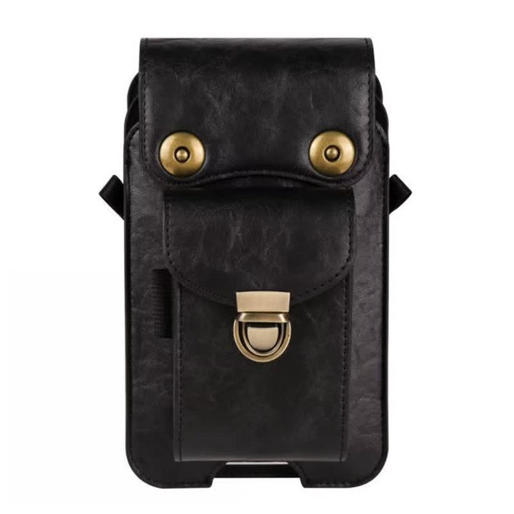 Borsa a tracolla in pelle con fondina per telefono - image 4