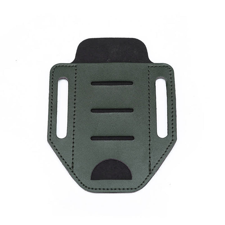EDC Tactical Multi-tool Holster Borsa da cintura in pelle - Verde militare - image 10