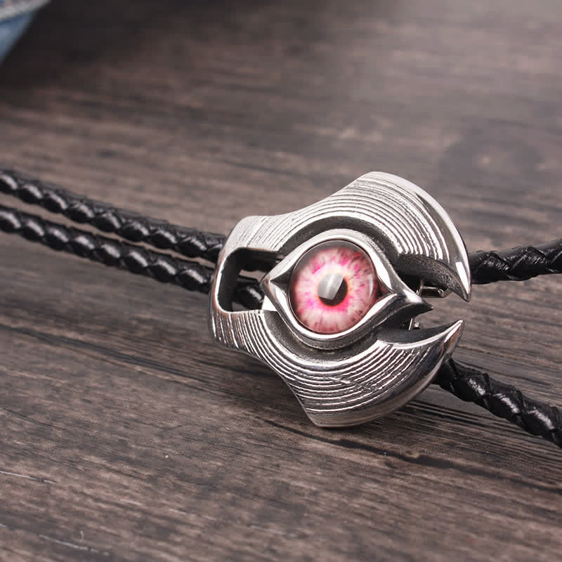Cravatta Bolo con Occhio Malvagio Occidentale Personalità - Rosa - image 8